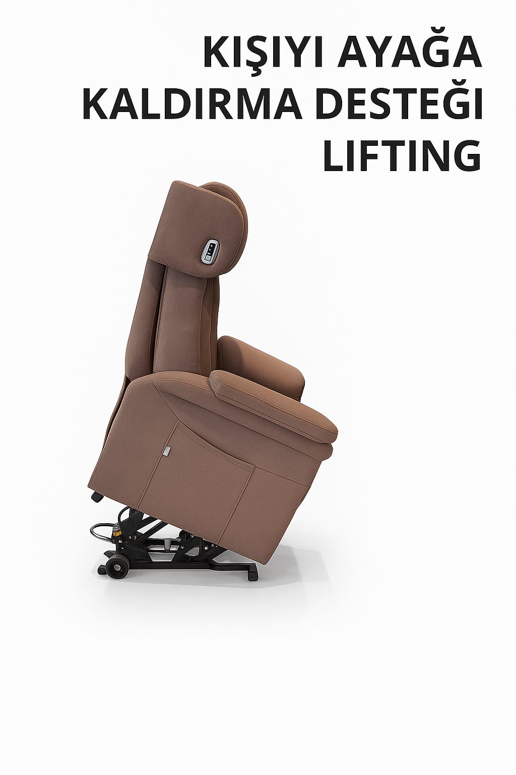 Fitcare Bronz 2 Motorlu Hasta Koltuğu, Zero Gravity, motorlu başlık, mobilite sistemi ve batarya desteğiyle; kullanıcısına konfor, bağımsızlık ve güveni bir arada sunar.